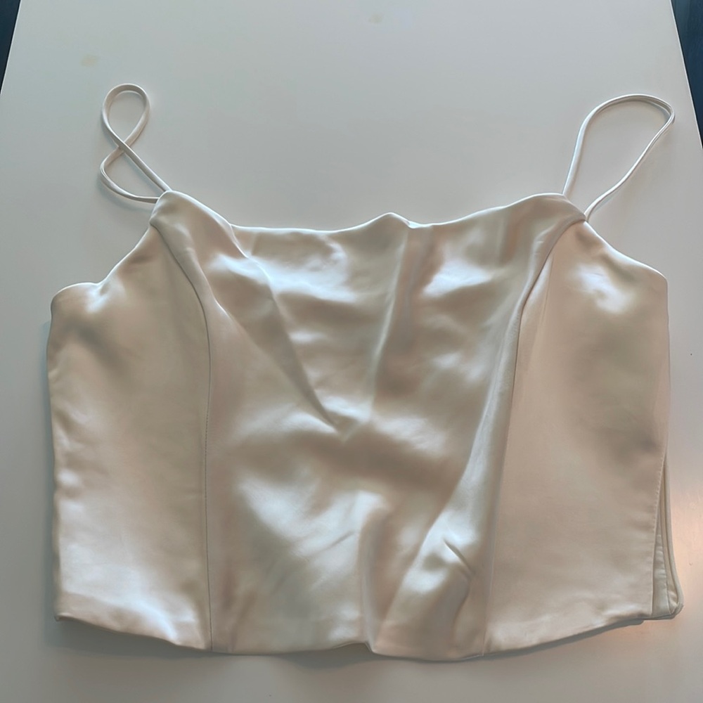 Zara cropped corset top